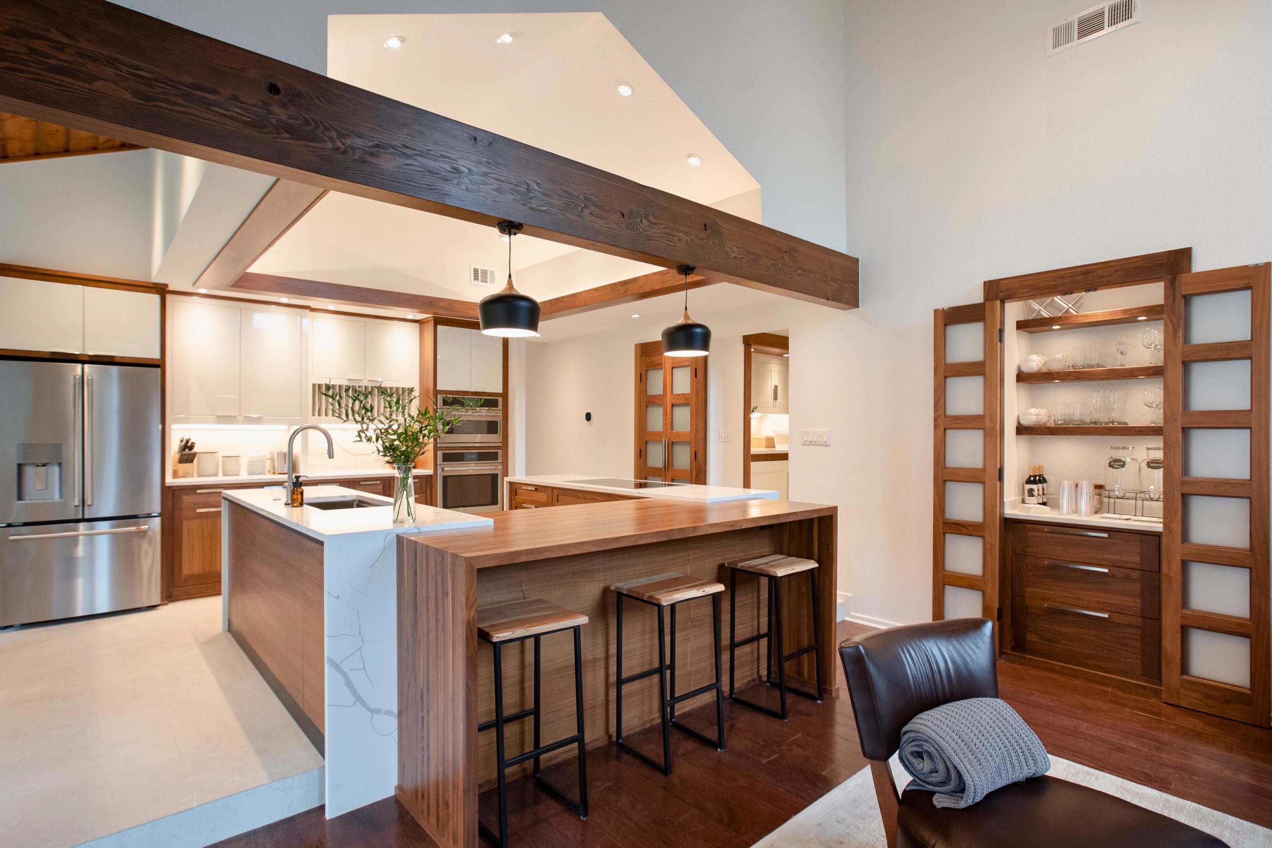 Kashmiri Walnut whole house renovation by Wreedone in Denton, Texas