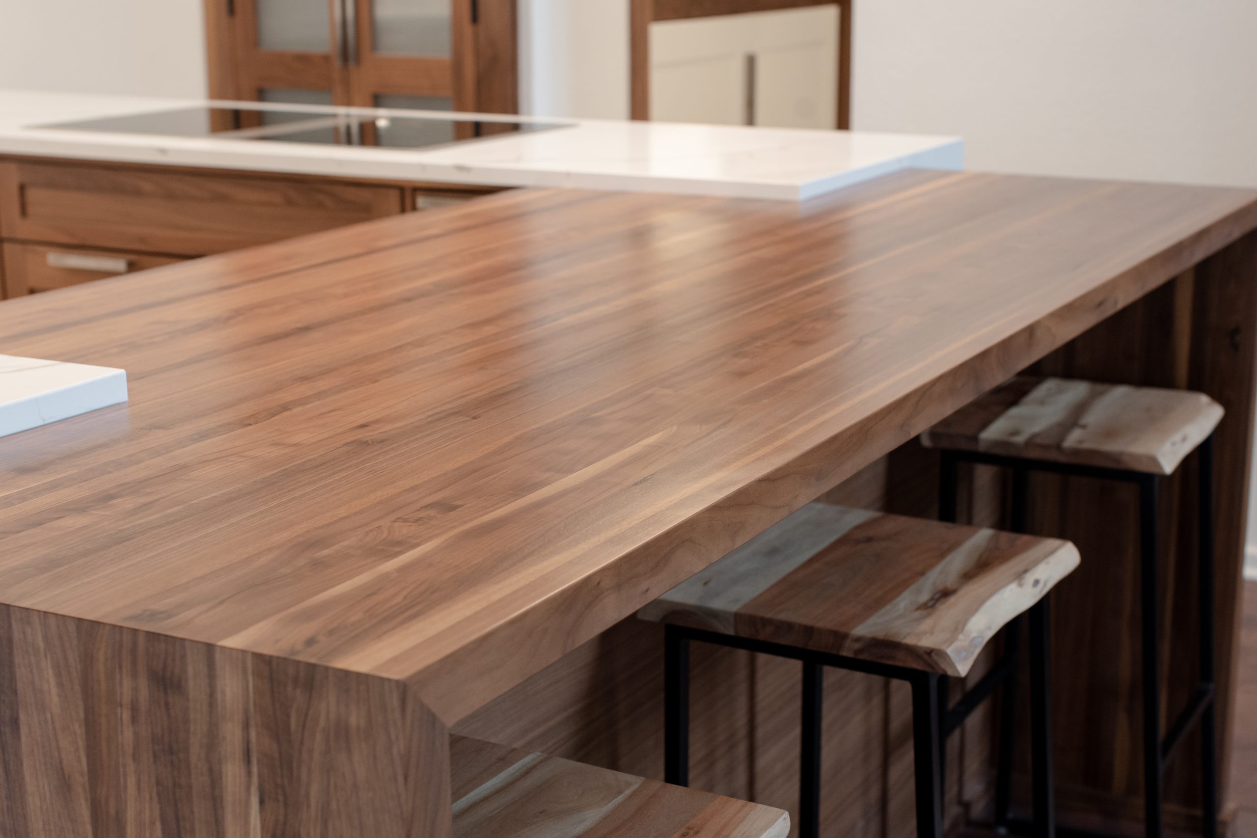 Kitchen countertops from the Rai remodel project