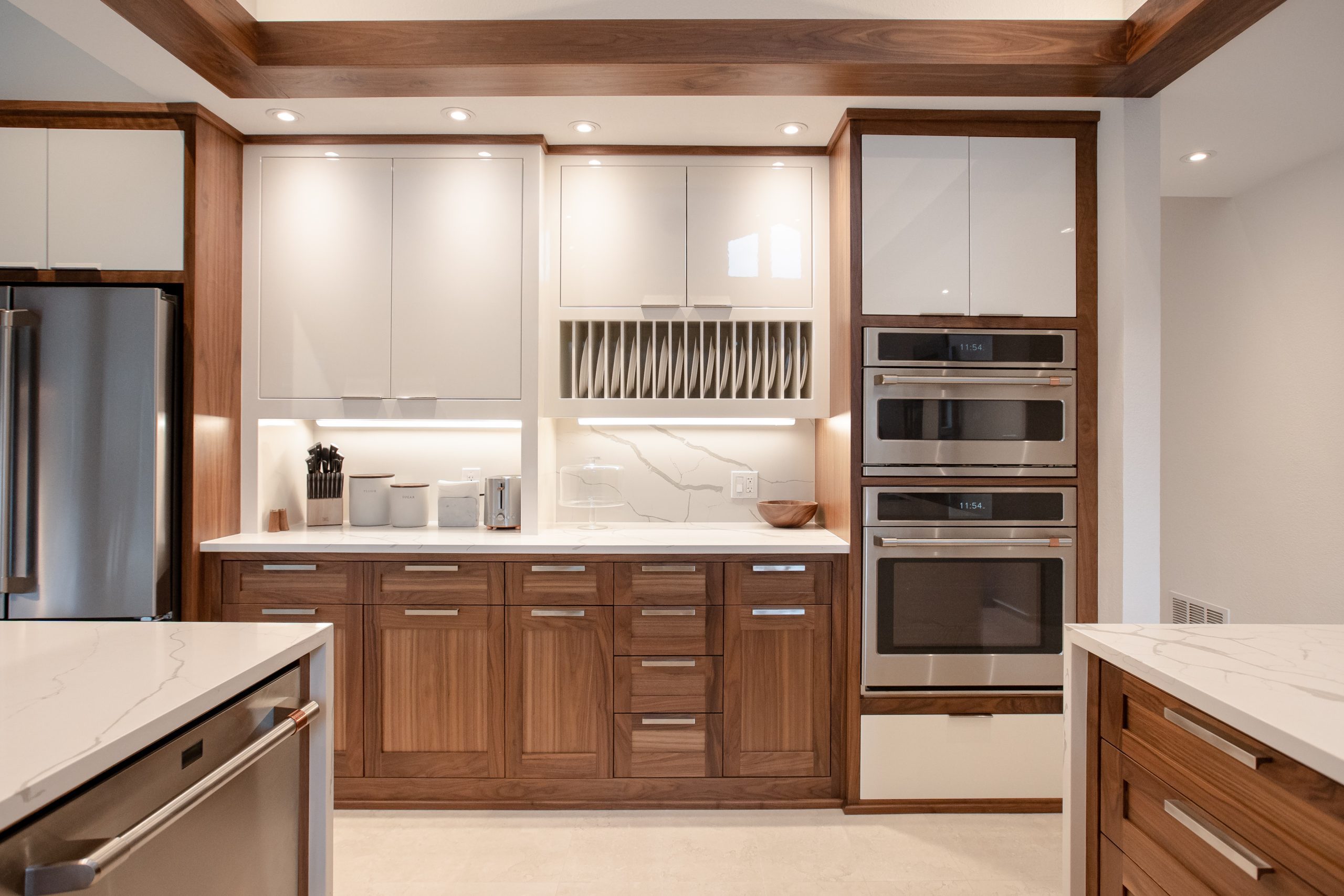 High-end custom kitchen remodel with premium finishes in Denton, TX