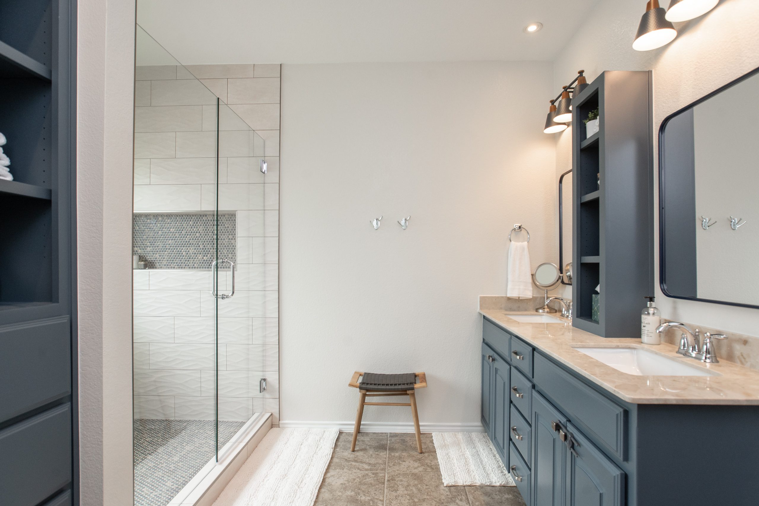 Wreedone custom bathroom remodel in North Texas