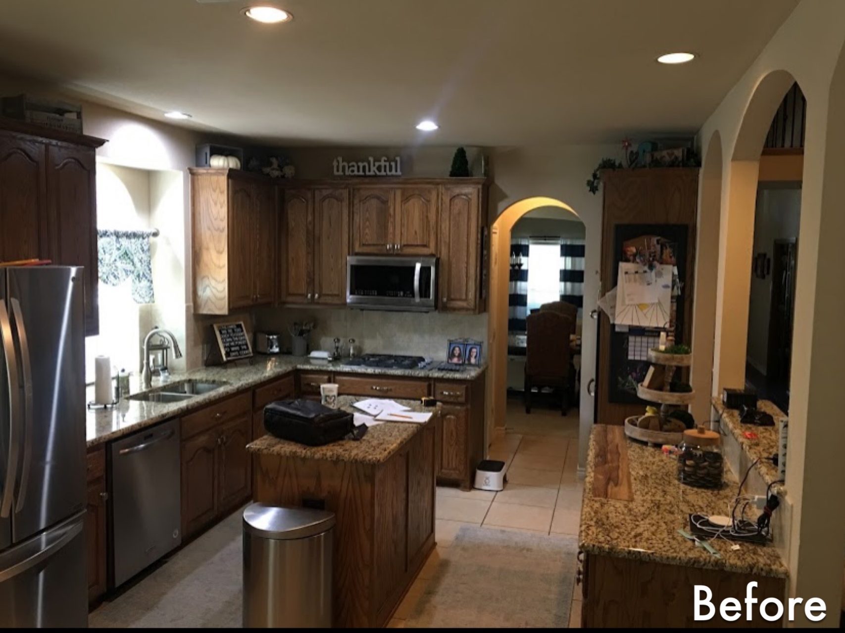 Kitchen before remodel