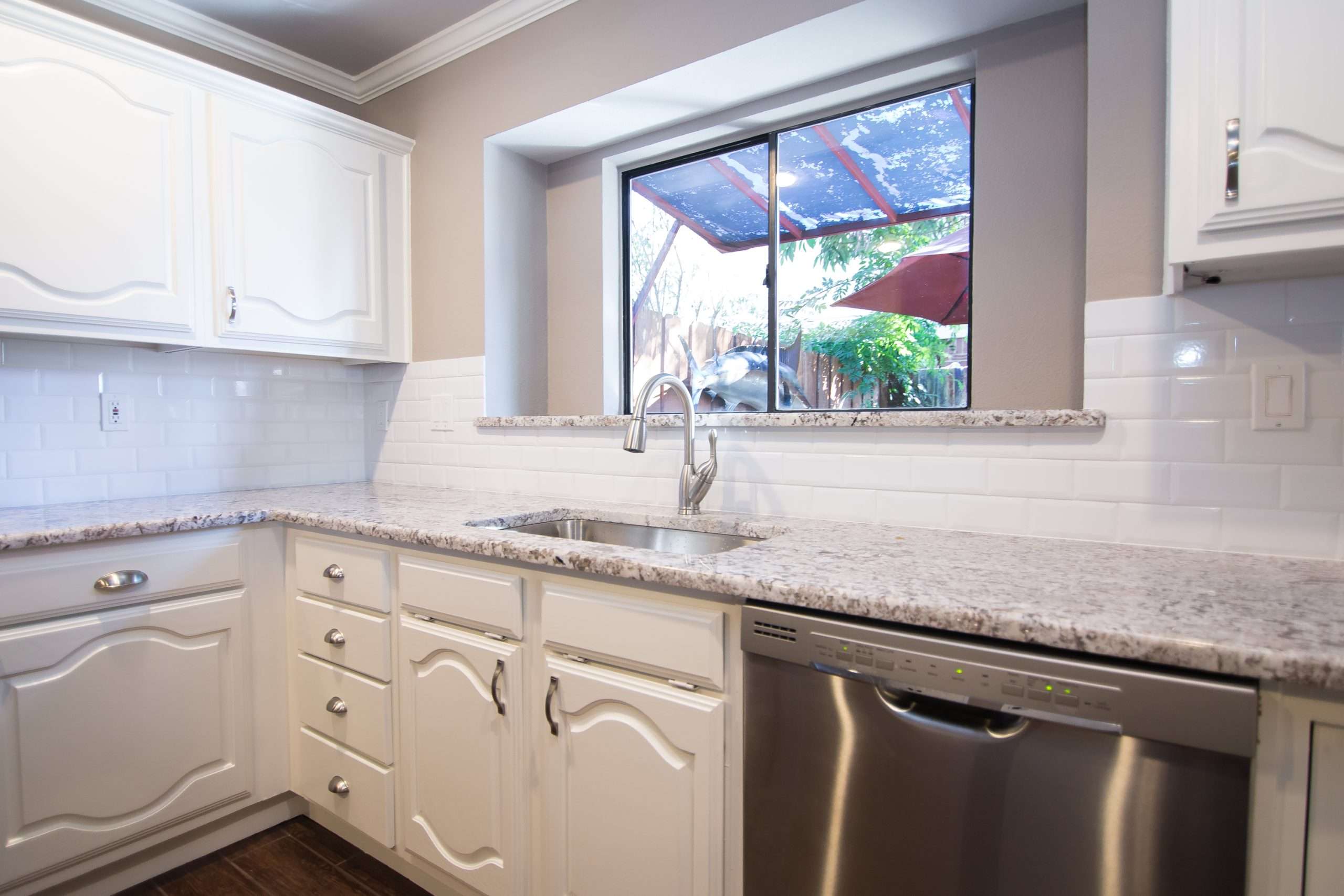 Budget kitchen remodel example in Denton, TX