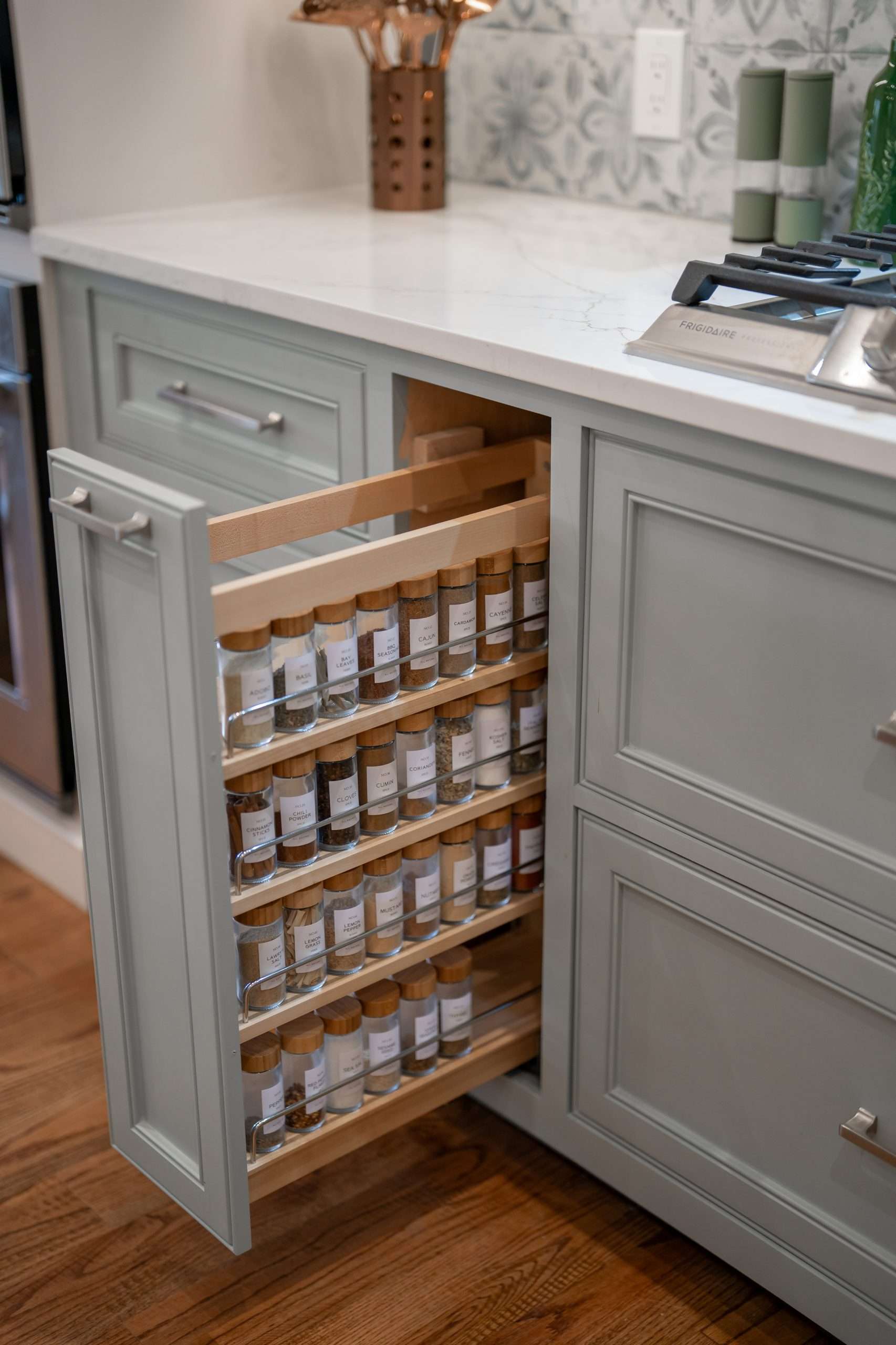 Custom cabinetry from a Wreedone kitchen remodel