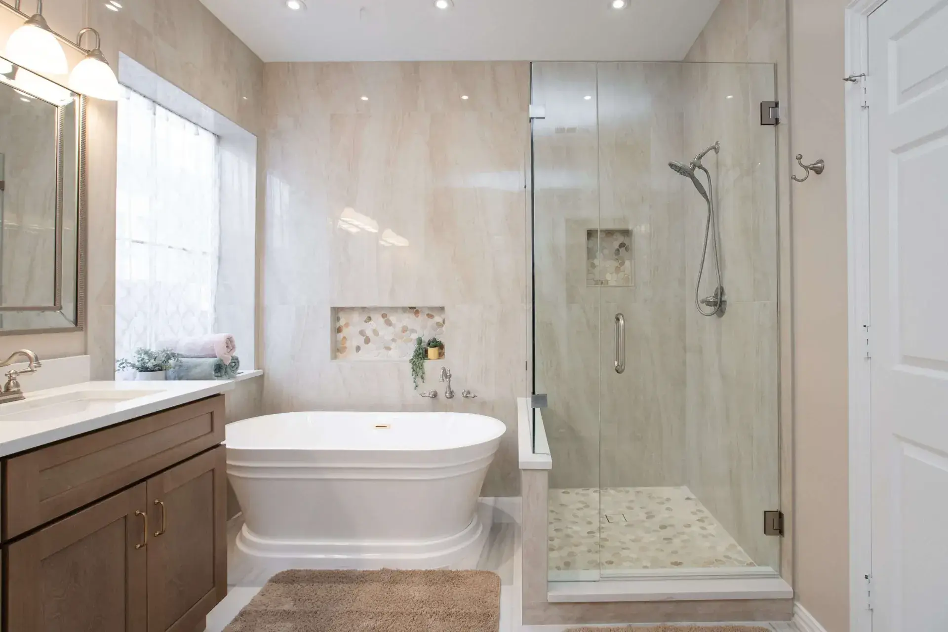 Wreedone custom bathroom remodel in North Texas