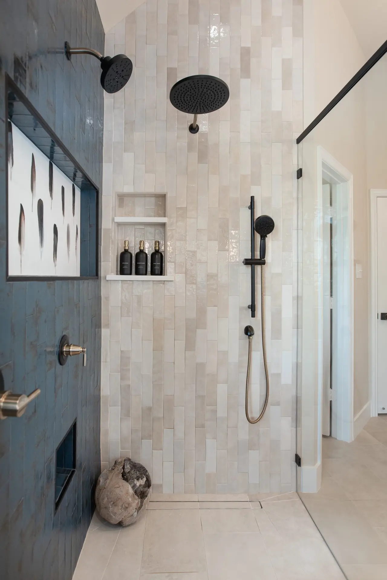 Custom bathroom remodel by Wreedone in North Texas