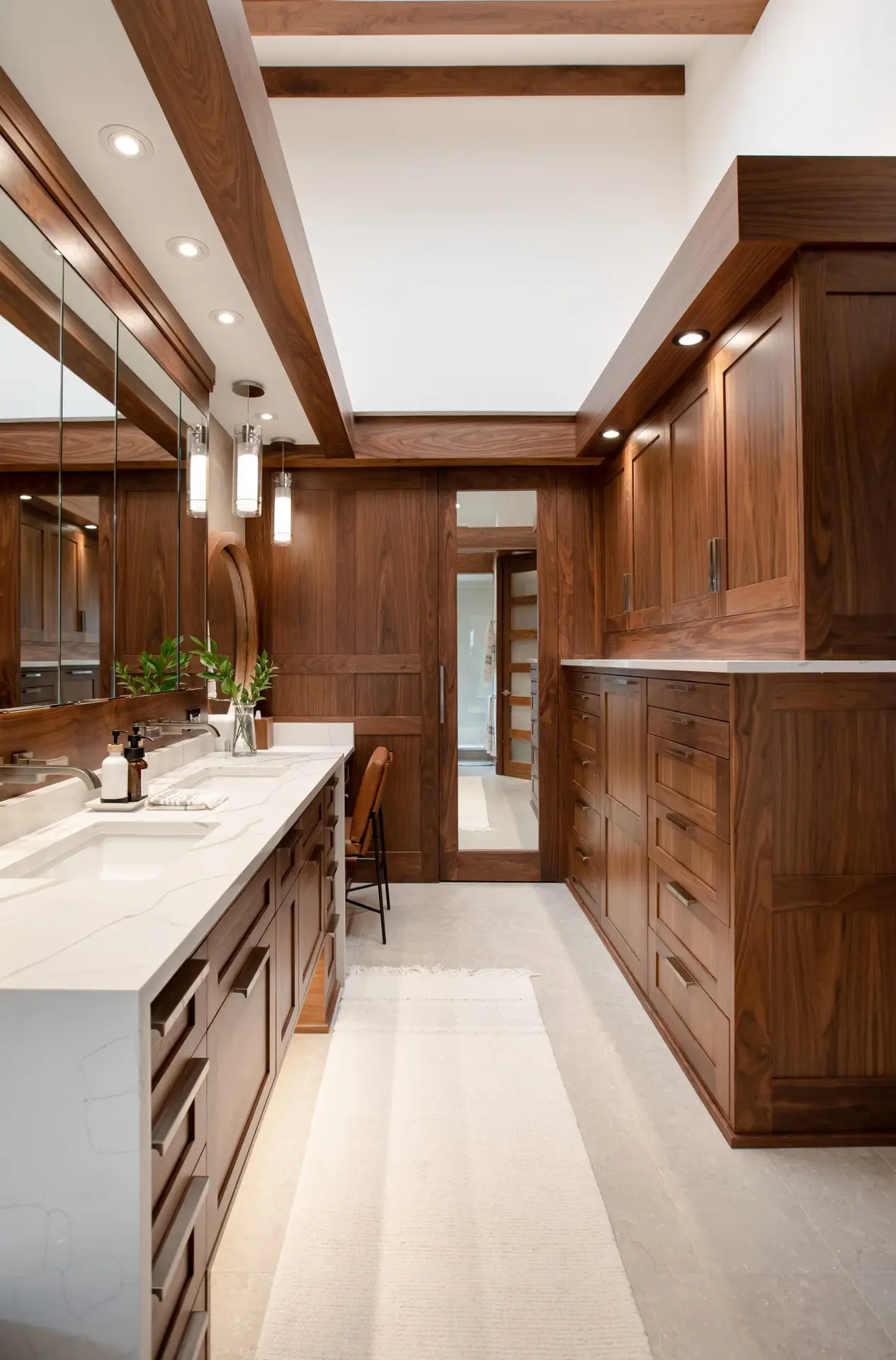 Walk-in shower and tile bathroom remodel by Wreedone
