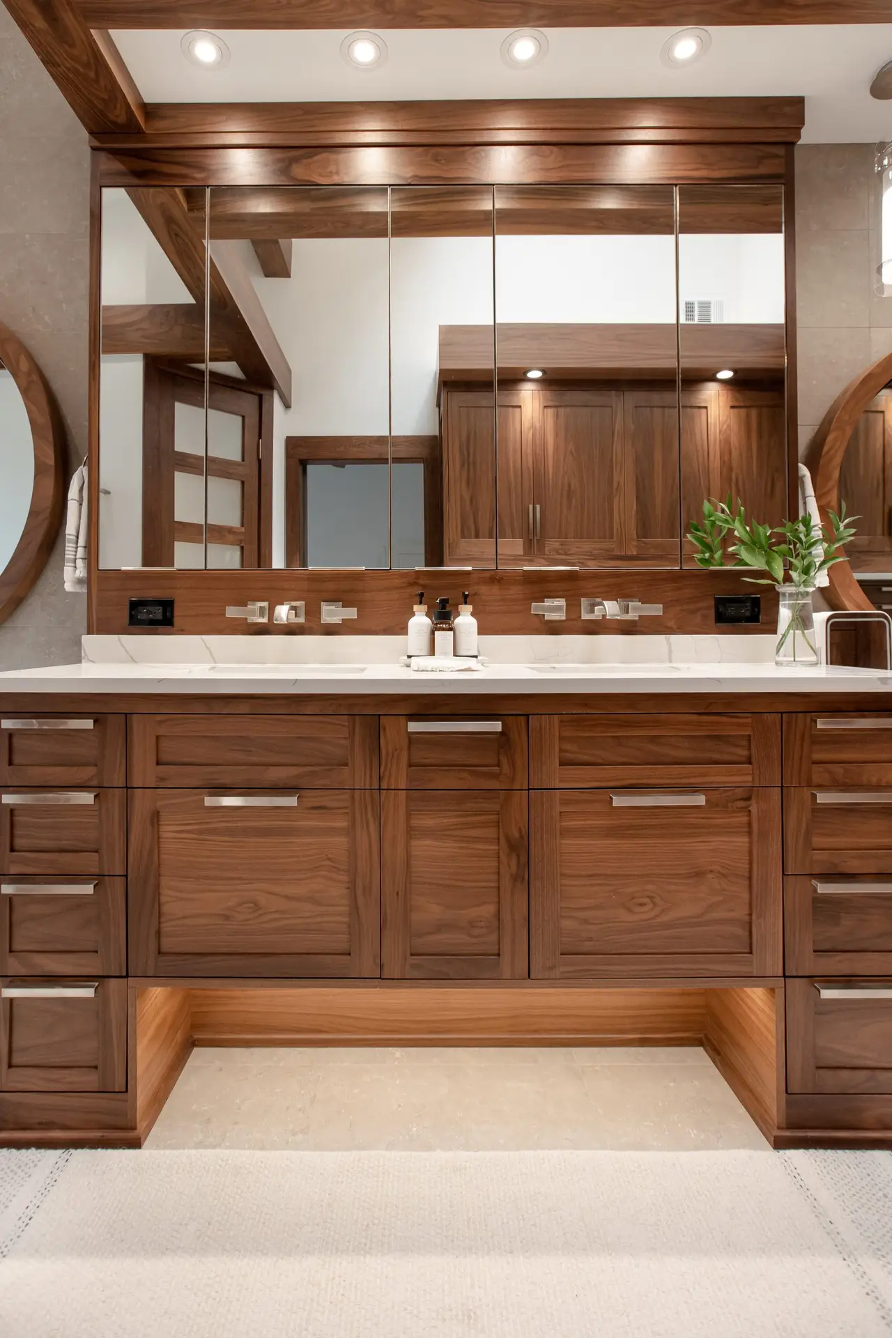 Walk-in shower and tile bathroom remodel by Wreedone