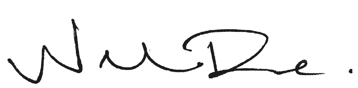 Wil Reed signature