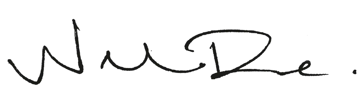 Wil Reed signature