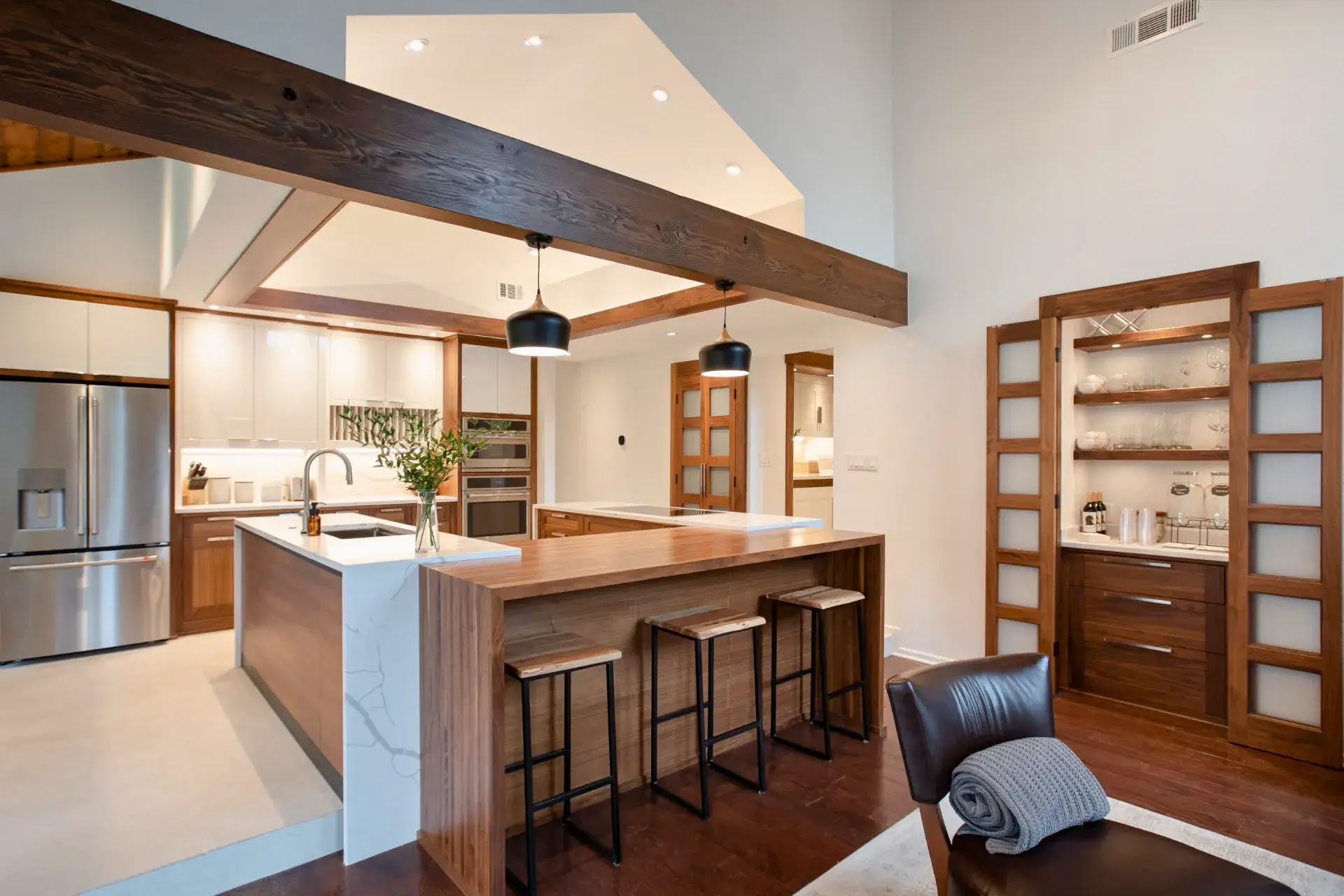Kashmiri Walnut whole house renovation by Wreedone in Denton, Texas